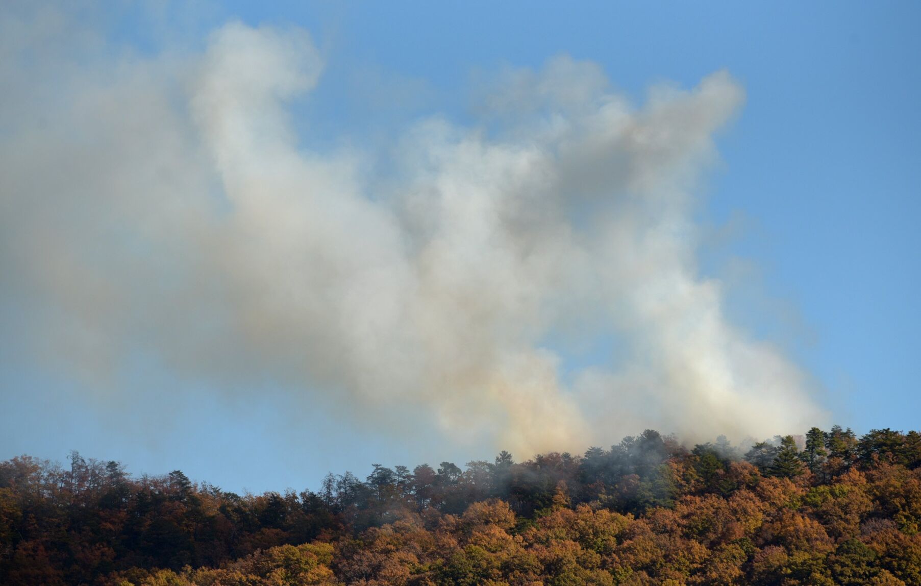 Sauratown Mountain fire